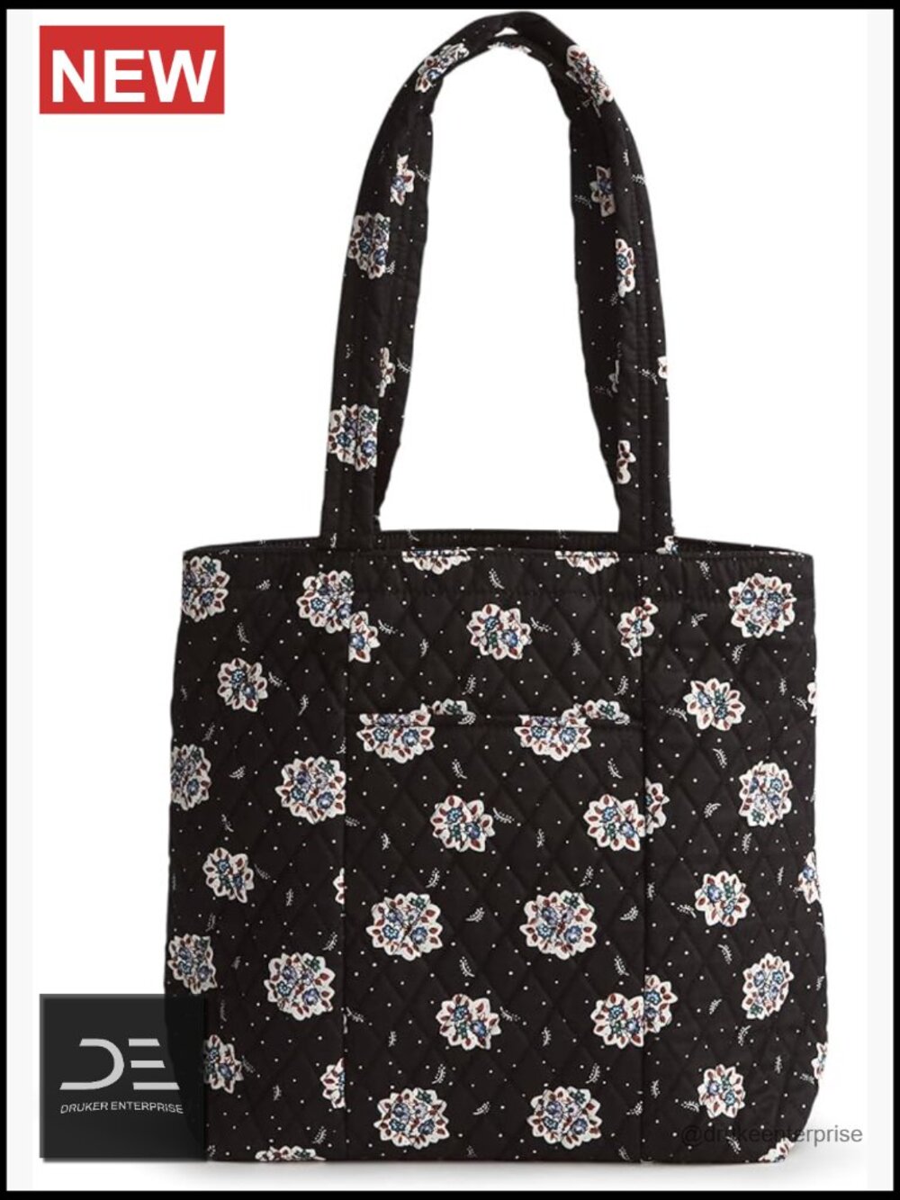 Women's Cotton Tote Bag Quilted Satchel Machine Washable